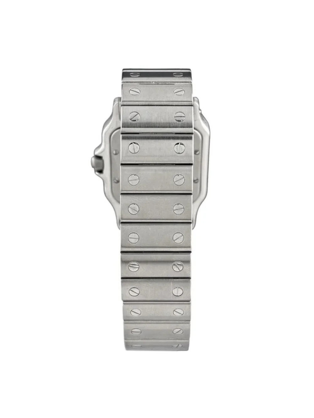Cartier Santos Galbe LM Watch SS Quartz Ivory
